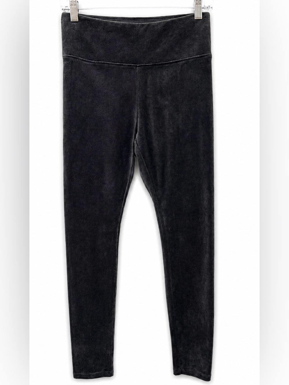 NWT Pure J. Jill Velour Knit Leggings XS Licorice Charcoal Pull-On Soft Stretch